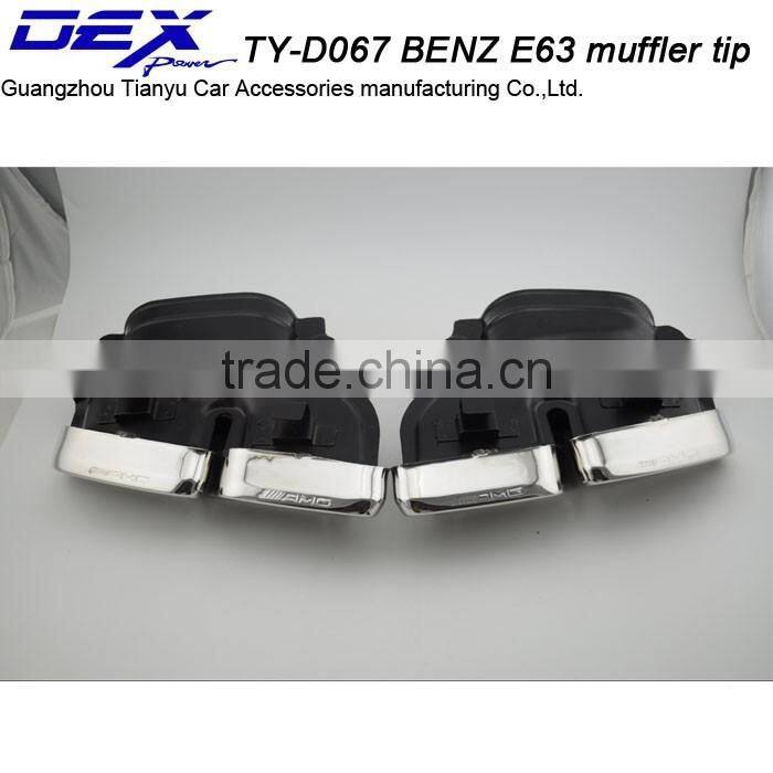 DEX TianYu hot sale car accessories tuning b-enz amg e63 exhaust muffler tip