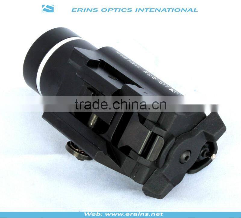 Tactical quick start green laser sight scope and strobe 200 lumen CREE Q5 LED light combo