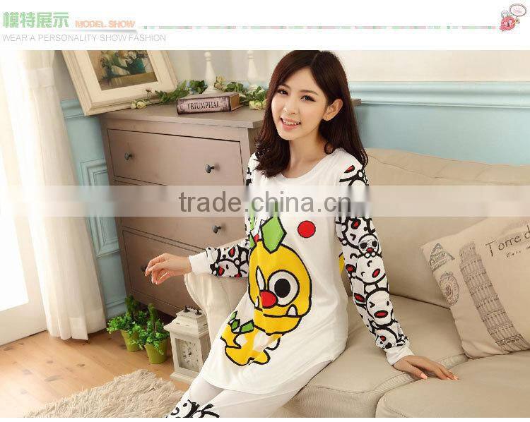 autumn girl han edition long sleeve pajamas