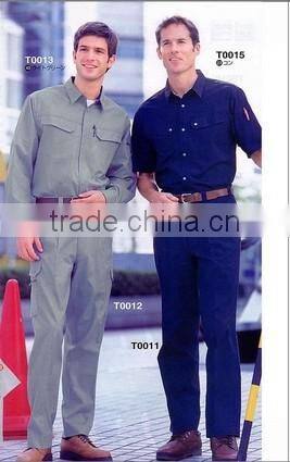 2014 ZX Mechanic Workwear Uniforms Cotton Fabric