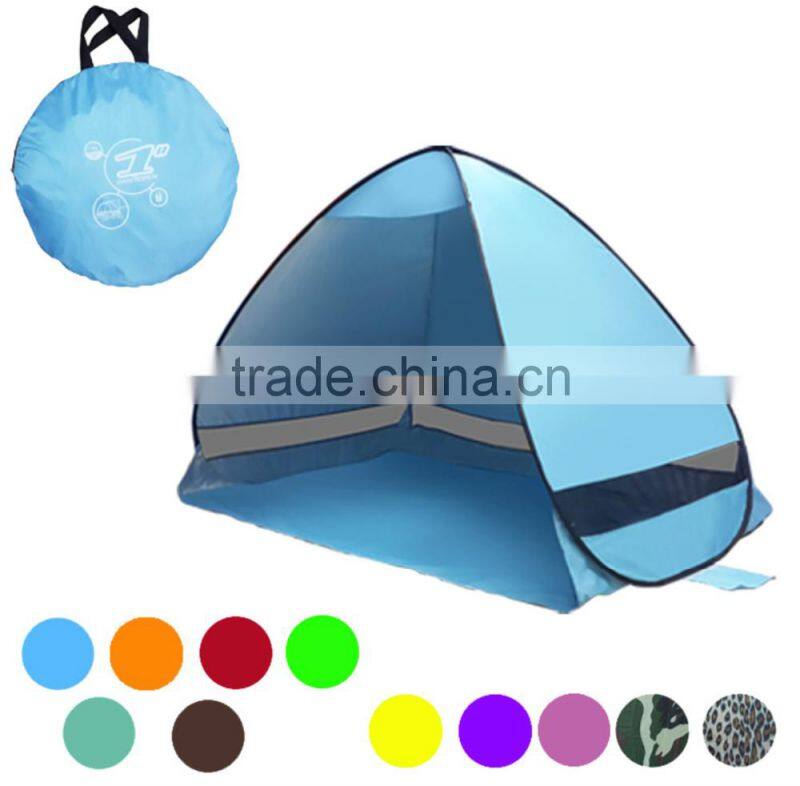 Hot sale new arrived Outdoor camping hiking beach summer tent UV protection fully sun shade quick open