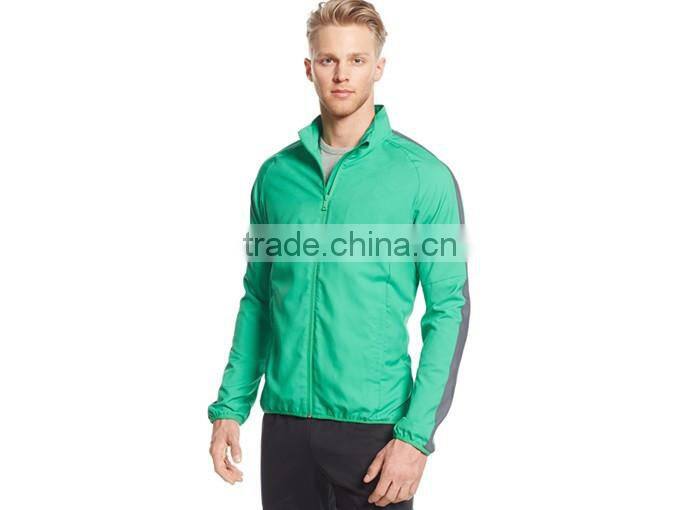 Custom polyester track jacket with hood