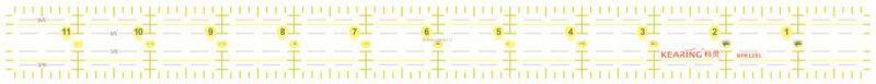 Kearing Sewing Accesseries Luxury acrylic Patchwork Quilting Rulers High Quality Plastic Rulers#KPR1201