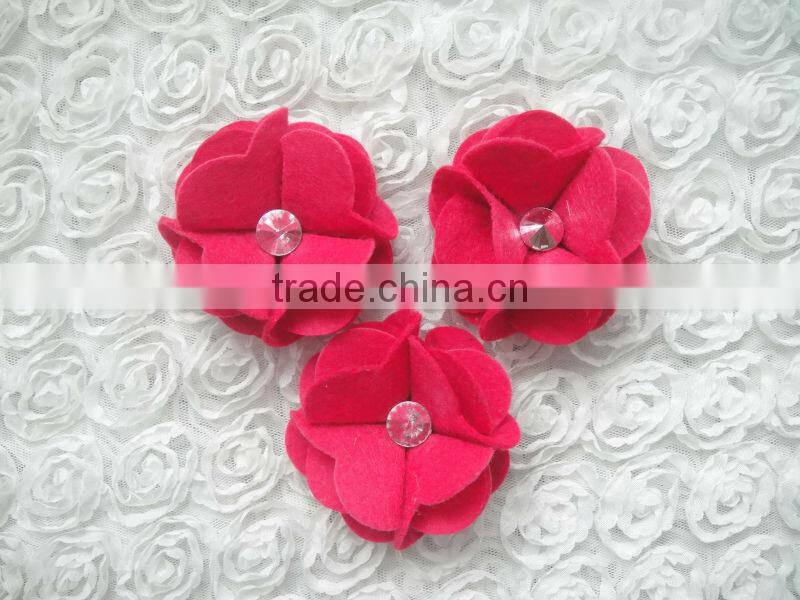 Beautiful fashion accessories for clothes artificial flowers for headbands