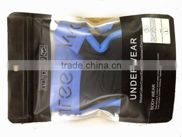 Custom Elastic Waistband Underwear Manufacture Embroidered Mens Underwear Boxers Print