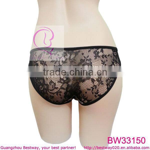 Sexy back see through underwear