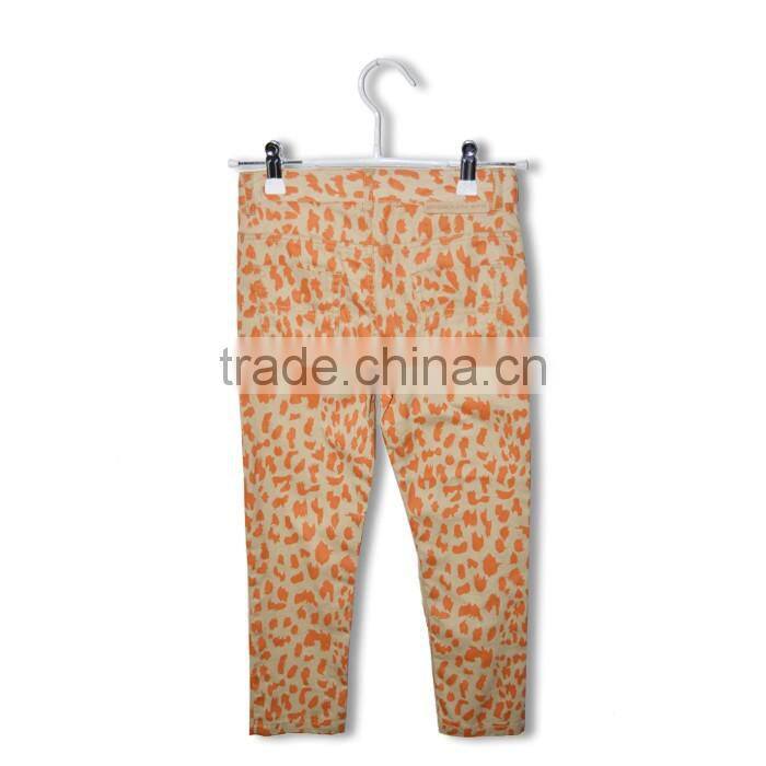 Kids Orange Long Urban Jeans