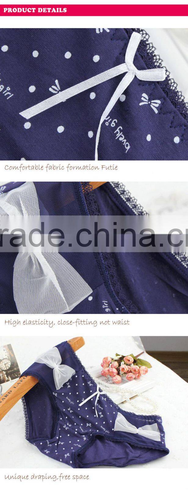 2015 New style young lady anti-static underwear sexy lady regenerated cellulose fiber panty hot sex women underwear