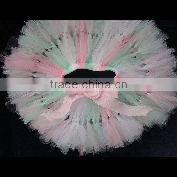 wholesale smocked dresses colorful tutu skirt and top flower girl dress