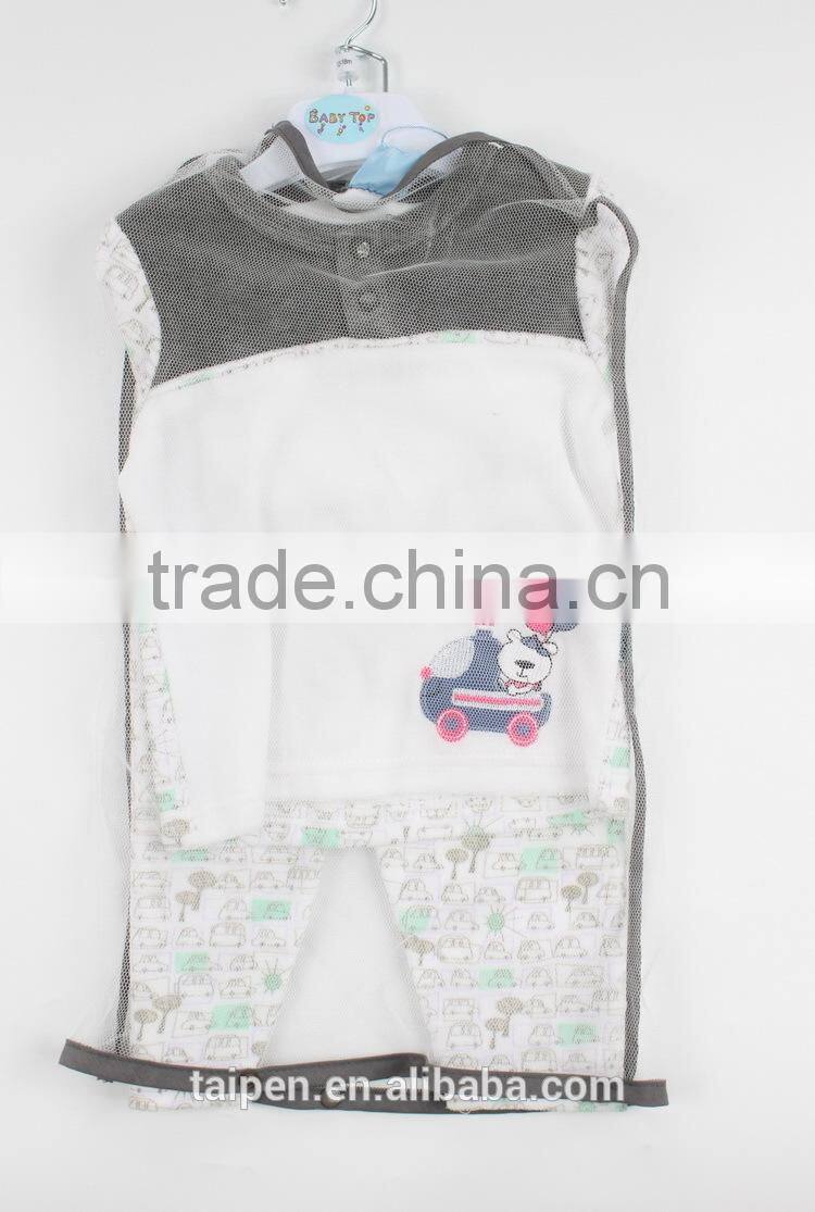 Winter Series Kids 2Pcs Set Pajama Grey Warm Long Sleeve Pajama Set 100% Cotton With Hanger Package BG1-387