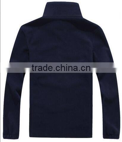 Fashion Design Long Zipper Men Hooded Fleece Jacket