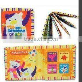 Cloth Baby Book, educational Printing baby soft book