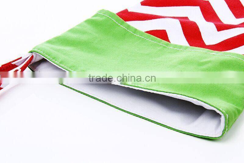 Custom high quality canvas Christmas Stocking