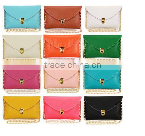 Wholesale new fashion chain shouder Envelop Clutch Purse