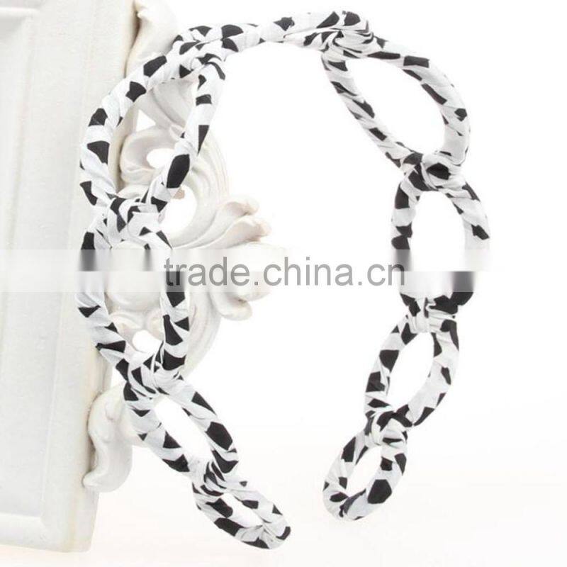 Ladies Hair Accessory Fashion Hollow Fabric Headband