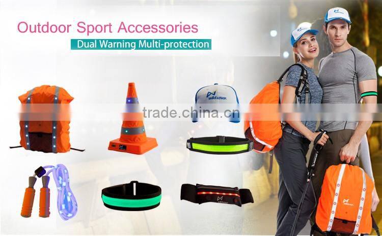 Women new design sport outfit track suit with hi vis LED