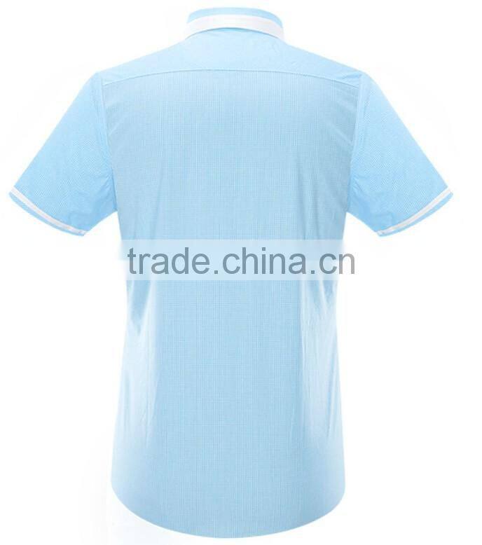 New stylish design short sleeves men shirts