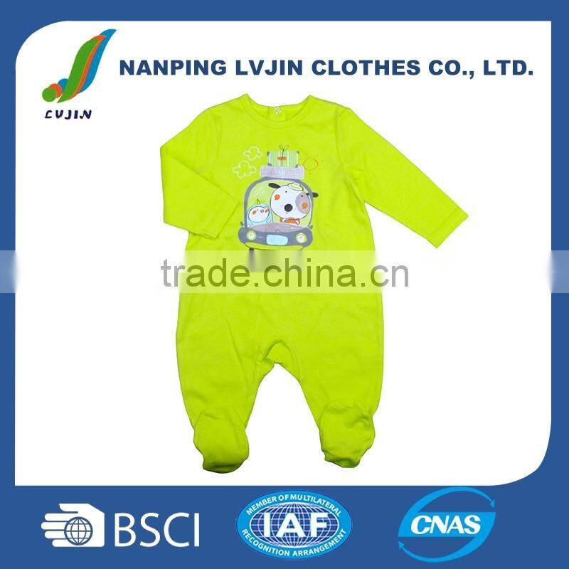 New Born Baby Garments Allover Printing Jumpsuit