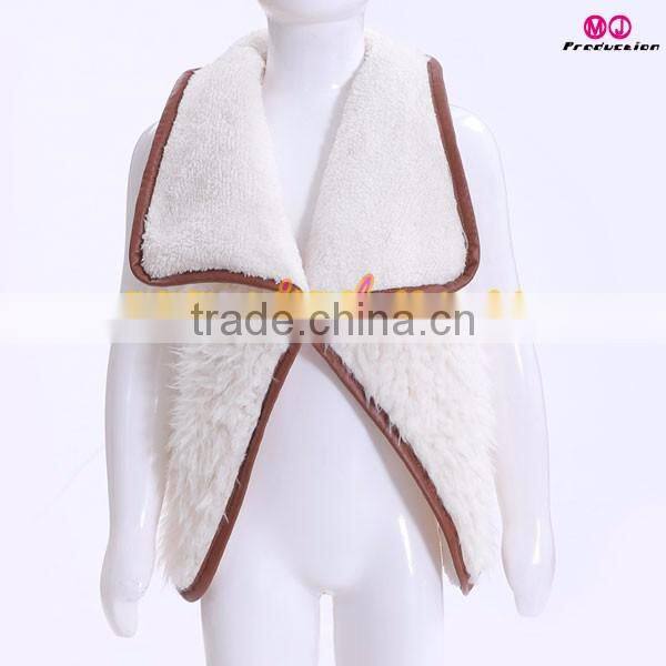 Wholesale sherpa baby fur vest
