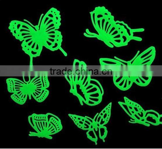 PVC cuttable printable self-adhesive rigid night glow photoluminescent Glow in the dark plastic sheet board