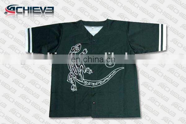 Custom men's short sleeve throwback baseball jersey baseball uniforms