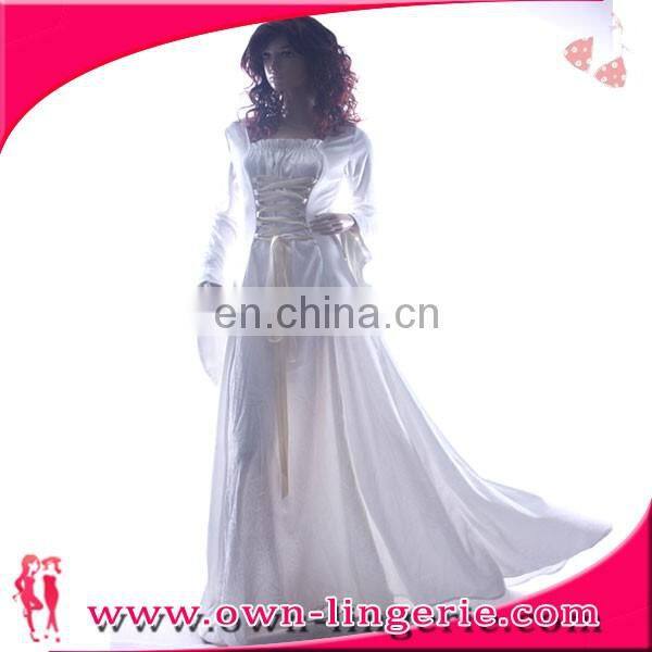 2017 New sexy Adult bride costume White dress costume