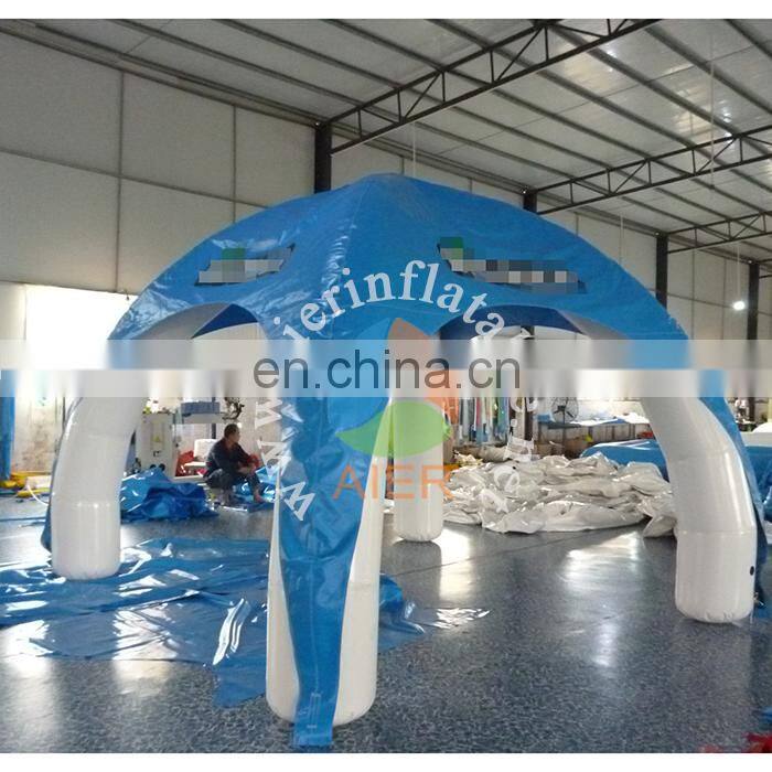 Used Outdoor Inflatable Blue Tent for Event, Advertising Inflatable Air-saeled Tent for sale
