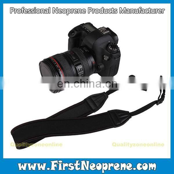 Professional Fashion Black Neoprene Security Camera Strap