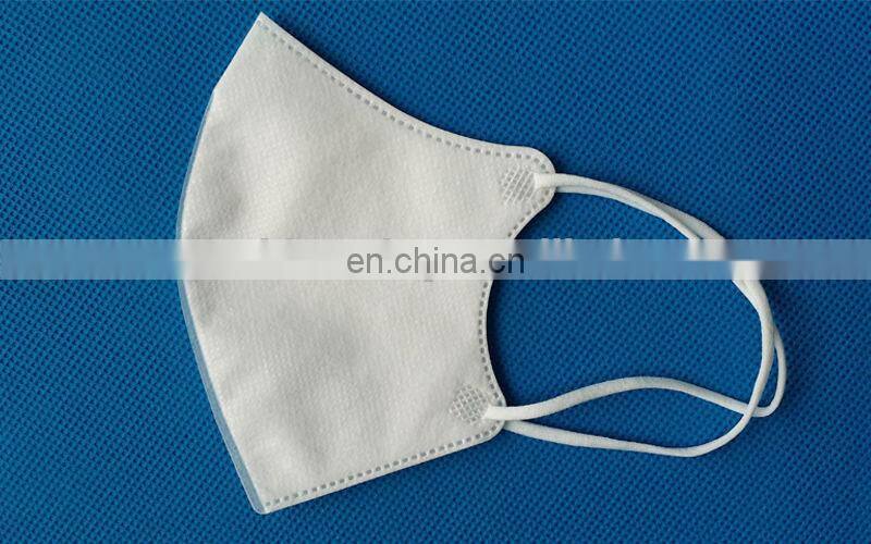 Medical white round ear loop 3ply surgical nonwoven face mask