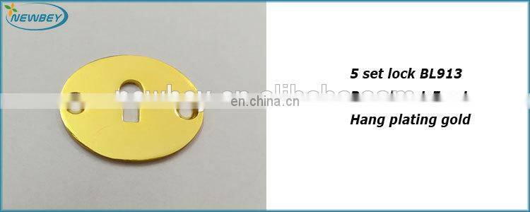 Gold Color Wooden Jewerlry Box Lock Wooden Case Lock In Five Set