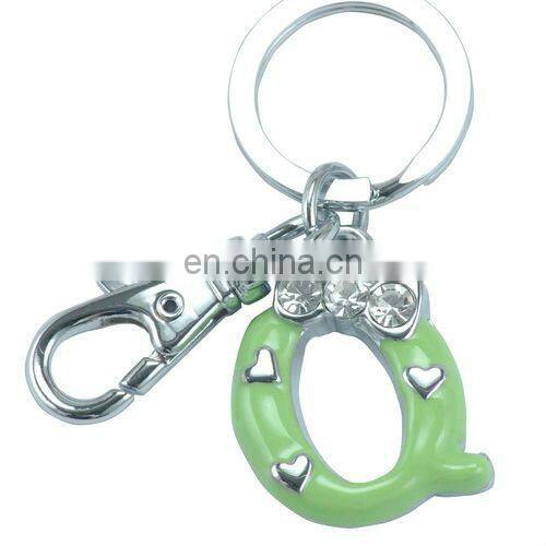 ALLOY CUSTOM METAL LETTER KEY RINGS