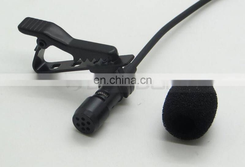 Lavalier Lapel Clip-on Recording Microphone for IOS Devices Android Devices Desktop Computer and Cameras