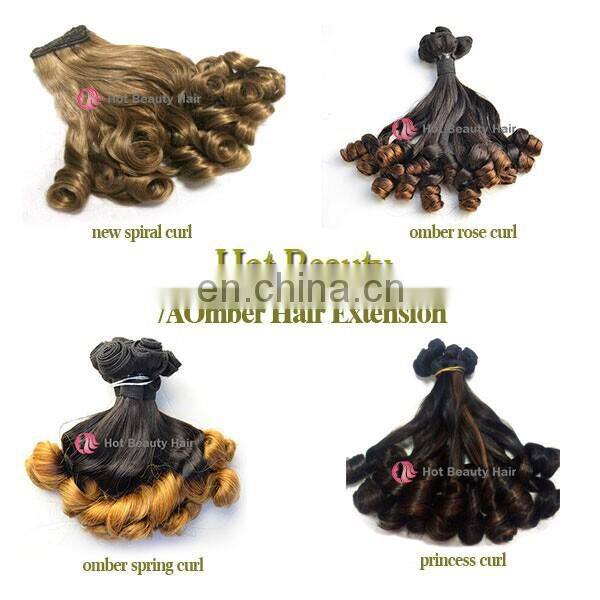 Top Sell Beauty Hair in Nigeria from Young Girl's Head Funmi Hair Extension Spanish Curl