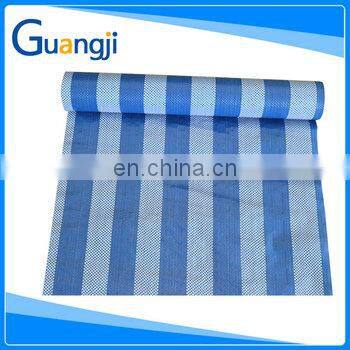 Plastic Blue White Striped Sunshade Stripe Tarpaulin Covers