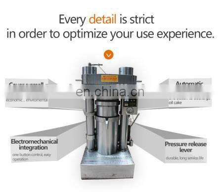 Top selling hydraulic rapeseed oil press machine