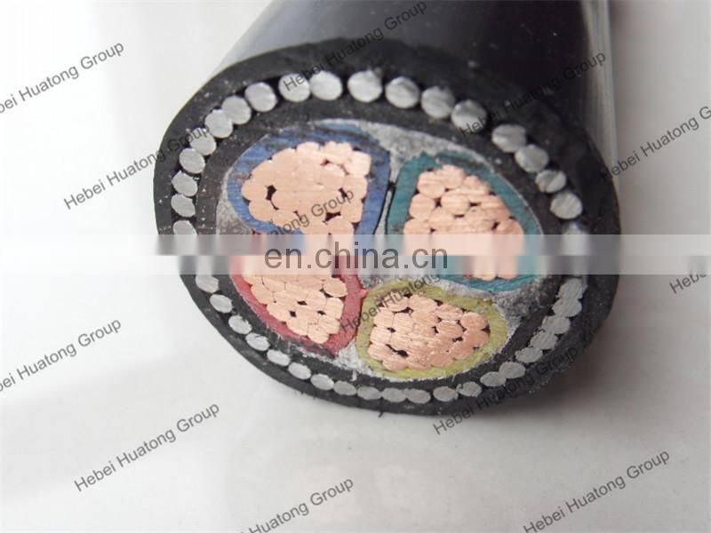 CE certified 4 core 50mm2 xlpe insulation armoured power cable