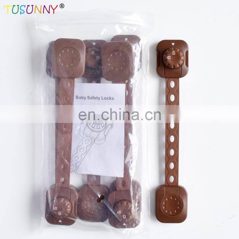 Safety baby Proof Cabinet Locks with 3M Adhesive Drawers Appliances Toilet Seat Fridge and Oven