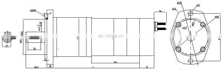 1 rpm High Torque DC Planetary Reduction Gear Motor 24v reducer motor BMM534