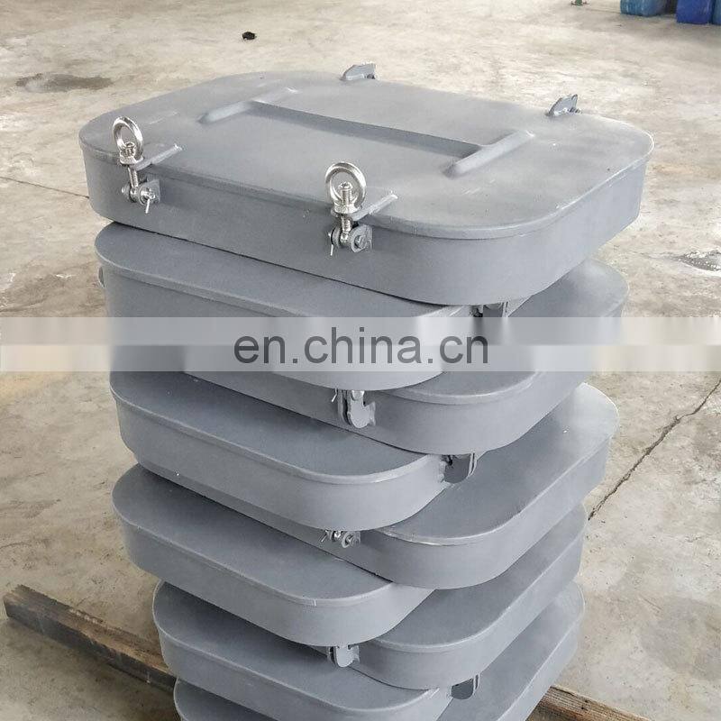 Custom Rectangular Aluminum Marine Window with Deadlight