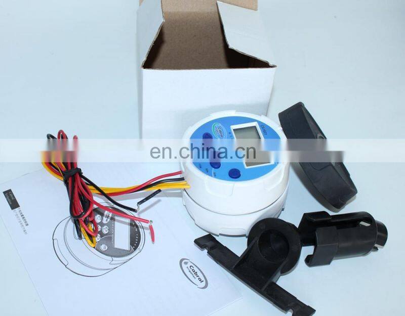 zanchen Sprinkler ca1601 Single Station Controller with 3/4inch DC Latching Solenoid valve 9V Battery Operated