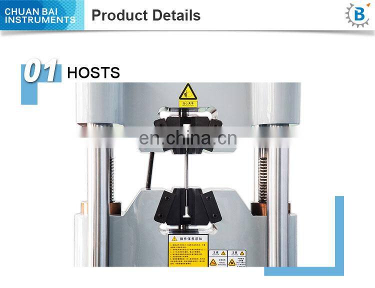 100 tons steel bar tensile strength testing machine servo hydraulic universal testing machine