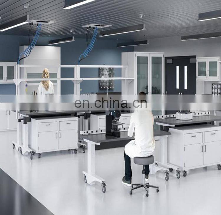 CE certificate all steel biology laboratory work bench equipments factory price school lab furniture