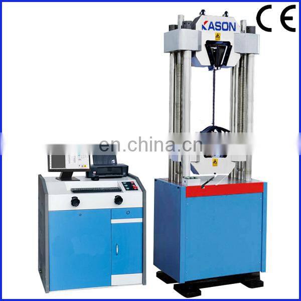 WAW 1000 KN Computer Control Electronic-Hydraulic Servo Pump Ball Screw Universal Tensile Testing Equipment/Machine/Tester