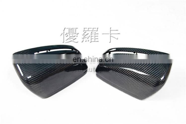 w204 carbon finber side mirror cover fit for A C CLS E CLA Class W204 W207 W212 W176 W218 W221 carbon mirror cover