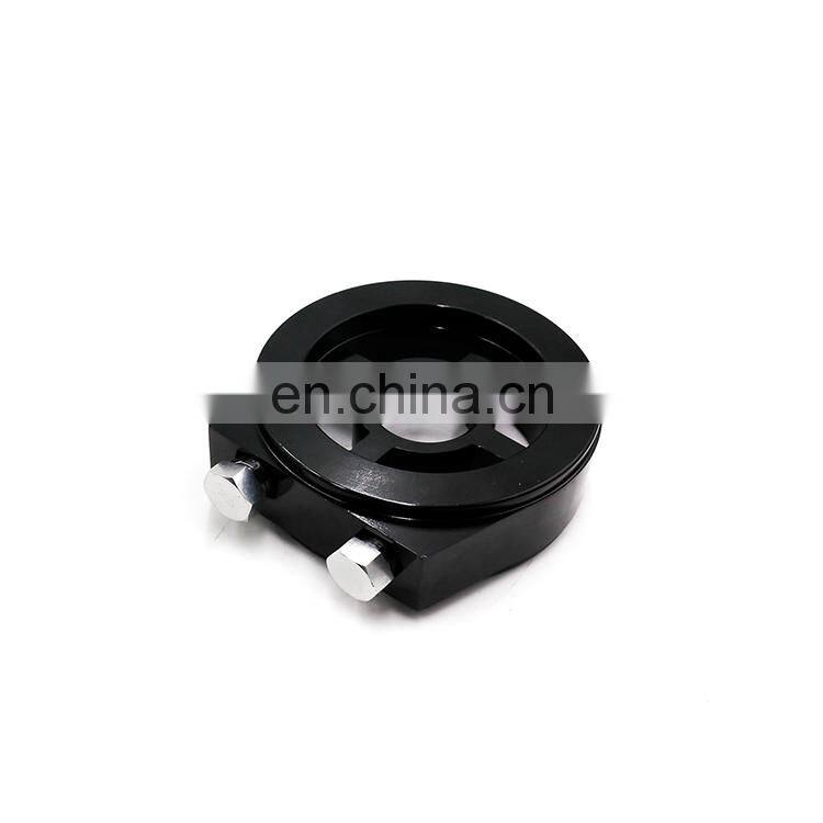 Auto Modification Accessories Universal Racing Car Modification Oil Cooler Mounting Adapter Base Single Cake Oil Handle