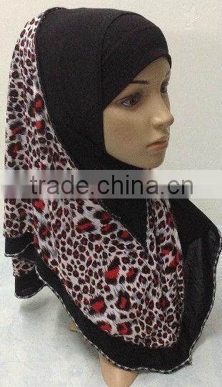 A498 Popular Newest ITY TWO LAYERS al amira 2pcs MUSLIM HIJAB