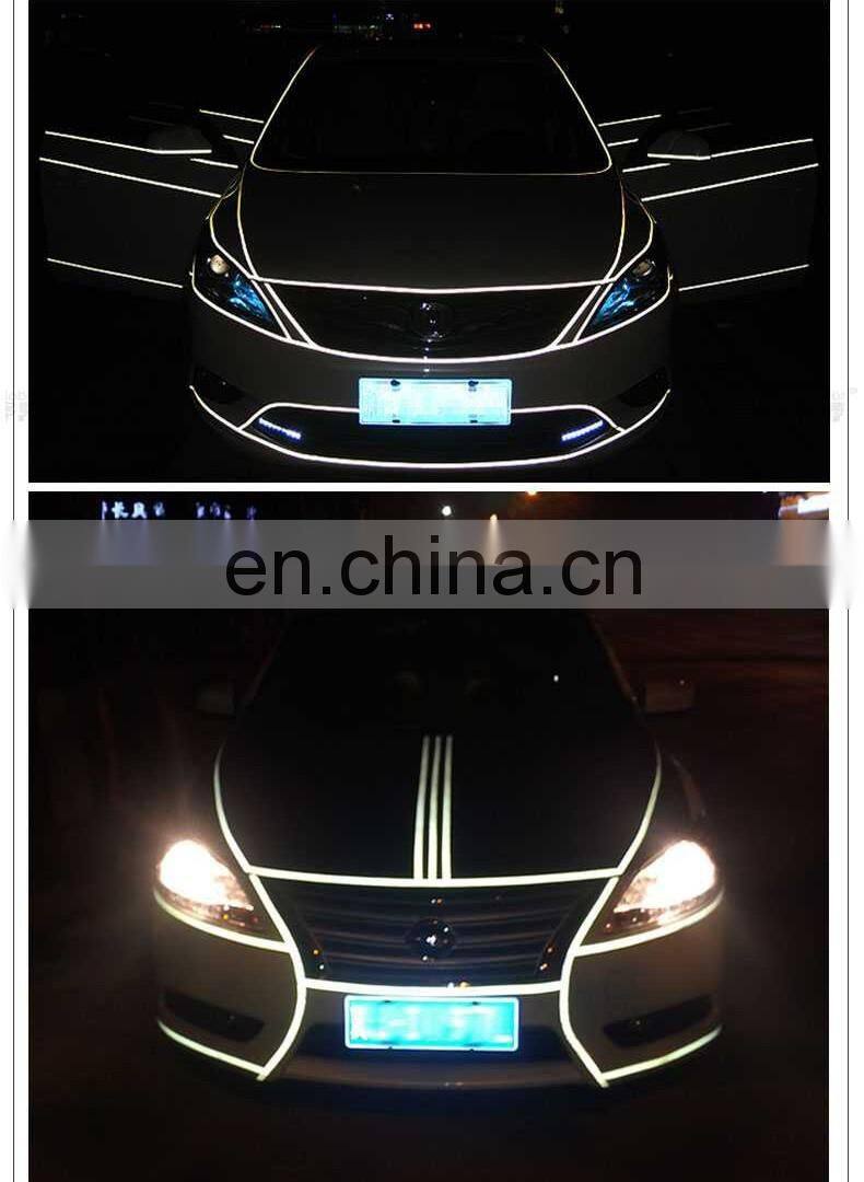 Car decoration 1.5cm x 45.7M Motorcycle Reflective Tape Stickers Car Styling For Your Cool Car DIY