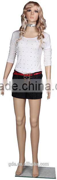 Fashion glossy white mannequin for clothing shop