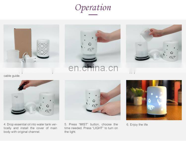 120ML Unique new ceramic commercial usb aroma diffuser parts
