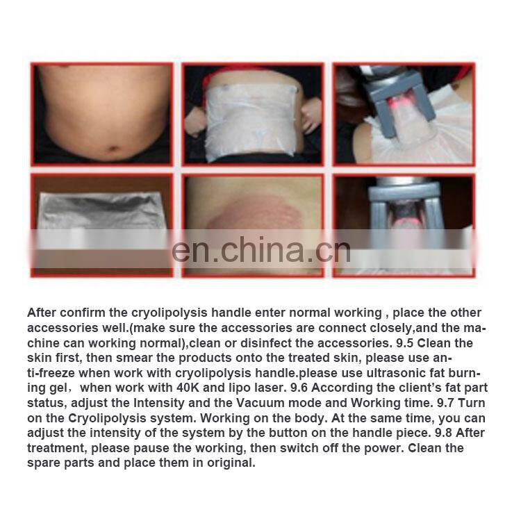2022 Best 360 Degree Cryo Reduce Fat Slimming Cryotherapy Cryolipolysis Machine